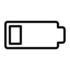 battery status line icon
