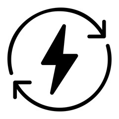 renew glyph icon