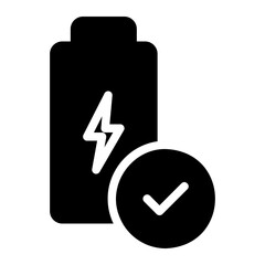 verified glyph icon
