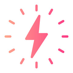thunderbolt gradient icon