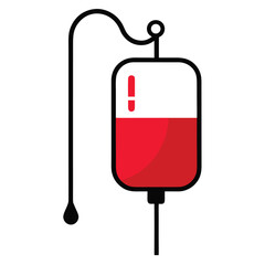 IV Bag, Blood Transfusion, Medical Illustration, Healthcare, Hospital