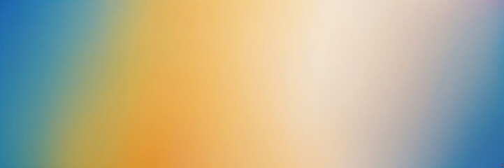 Abstract Blue Yellow and Beige Gradient Background - Soft Color Blend