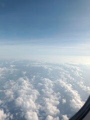 view from airplane window