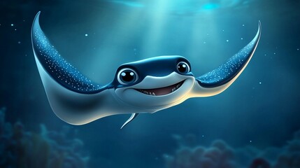 Ocean's Happy Stingray