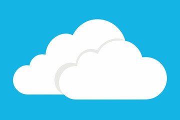 Obraz premium A Simple Graphic Depiction Of Basic Cloudscapes For A Clean And Minimalist Sky Icon