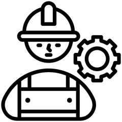 Mechanical icon for gross domestic product (GDP), business, website, application, printing, document, poster design, etc