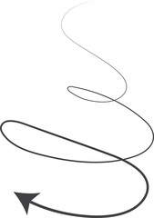 Hand drawn arrow doodle line icon. Design elements for business plan and education