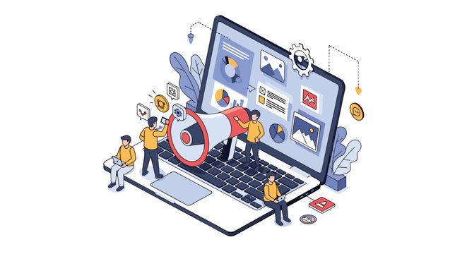 Digital marketing strategy analysis and campaign planning with team collaboration for business growth and customer engagement - Powered by Adobe