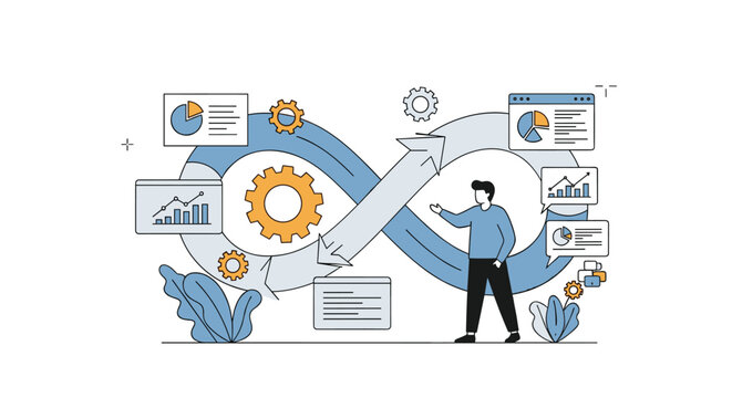 DevOps Continuous Integration and Continuous Delivery Pipeline Management with Agile Methodology and Data Analytics Visualization