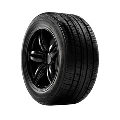Obraz premium Black tire and wheel assembly