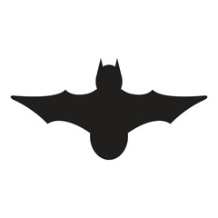 Classic Halloween Bat Illustration