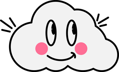 Cute Doodle Retro Character Illustration