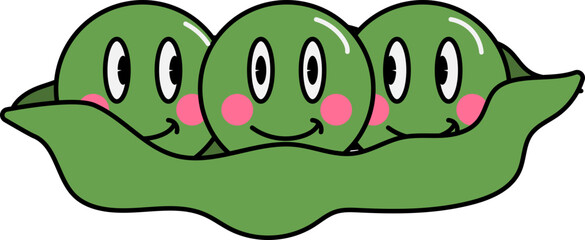 Cute Doodle Retro Character Illustration