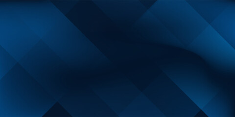 Modern gradient dark navy blue banner simple abstract design art