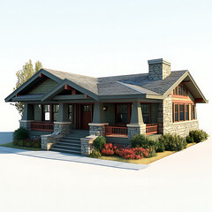 house on a sunny day