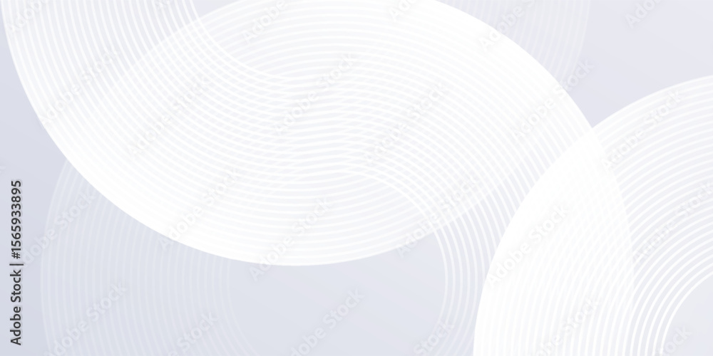 Poster abstract lines grey background with dynamic circle lines simple