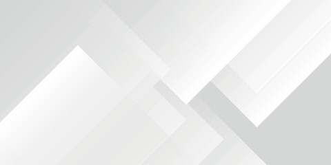 abstract banner background gray and white gradations. futuristic modern design shape colorful