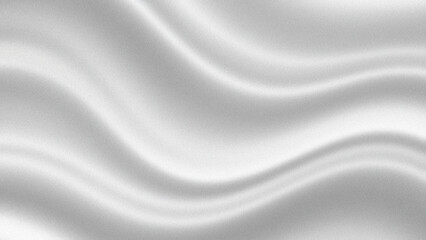 Smooth white satin fabric with gentle waves and soft lighting texture background