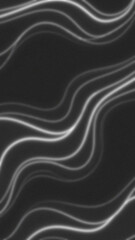 Abstract flowing bright luminous lines on a dark textured background with gradient