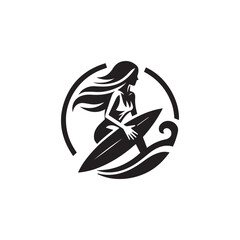 silhouette of a person surfing