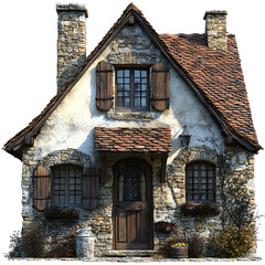 old house in the village