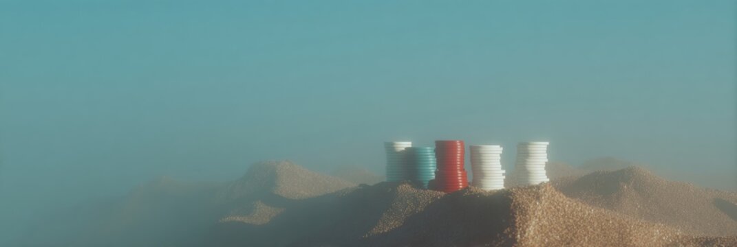 Accessible Digital Casino Interface for Special Recreation For The Disabled Day with Inclusive Design and Bright Chip Stacks, Summer Marketing for Family-Friendly Entertainment