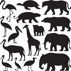 Majestic Elephant Silhouette"

"Walking Elephant Vector Art"

"Elephant Family in the Wild"

"Safari Elephant Silhouette Design"

"Graceful Elephant with Raised Trunk