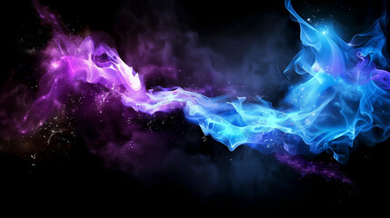 Cosmic Smoke Abstract Background