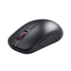 Dark gray wireless computer mouse