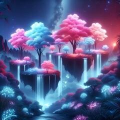 Floating Islands of the Enchanted Grove