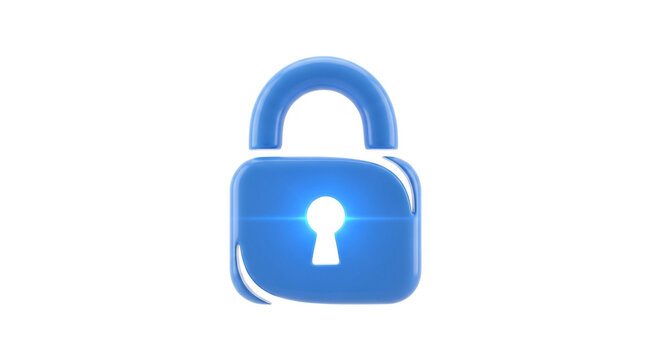 Glowing Blue Padlock: Digital Security & Data Protection Icon

Cyber Security Concept: Secure Lock for Online Data Privacy