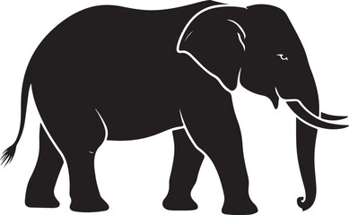 Majestic Elephant Silhouette