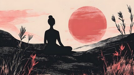 Serene Sunset Meditation
