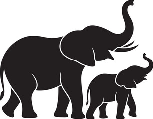 Majestic Elephant Silhouette