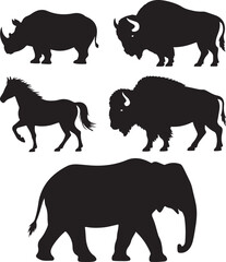 Majestic Elephant Silhouette