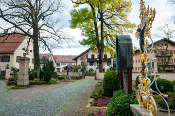 Friedhof Oberammergau Cemetery - Germany