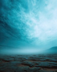 Premium High-Quality Cosmic Martian Landscape with Rocky Surface and Atmospheric Haze Modern Sci-Fi Exploration Concept for Tech Marketing and Advertising