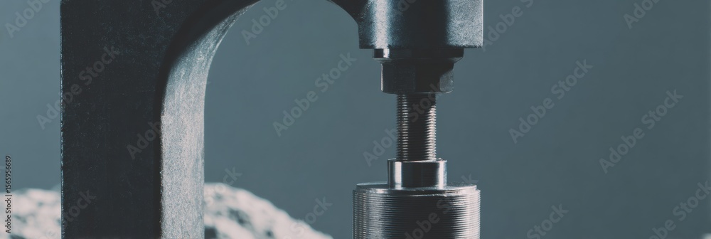 Aufkleber Industrial Tensile Testing Machine Applying Load on Product Specimen with Digital Display for Material Strength and Quality Assurance in Engineering Labs