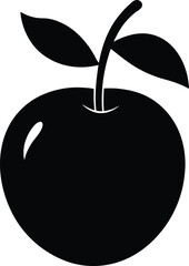 Acerola minimal clean design silhouette vector art illustration