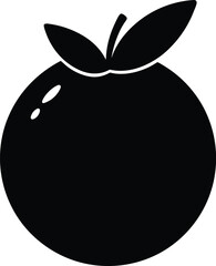 Blueberry minimal clean design silhouette vector art illustration