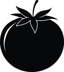 Bush Tomato minimal clean design silhouette vector art illustration