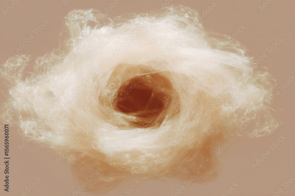 Poster Abstract Energetic Orbits Around Atomic Nucleus Symbolizing Quantum Superposition and Particle Motion for Physics Education and Scientific Visualization