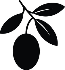 Kakadu Plum minimal clean design silhouette vector art illustration © JhumaRaniDas