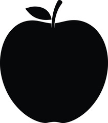 Kei Apple Fruit minimal clean design silhouette vector art illustration