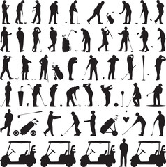 Golfer Swing Silhouette Design

Professional Golfer Vector Art

Golf Club Swing Illustration

Dynamic Golf Pose Silhouette

Tee Off Golfer Clipart Graphic