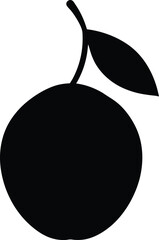 Marula minimal clean design silhouette vector art illustration