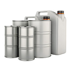 oil barrel isolated on white background