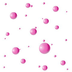 pink water drops