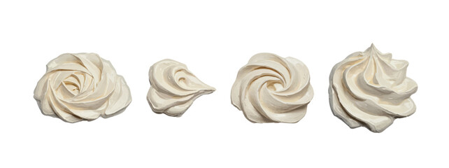 Oil painting style vector whipped cream / 油絵テイストのホイップクリーム