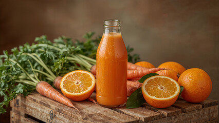fresh carrot juice